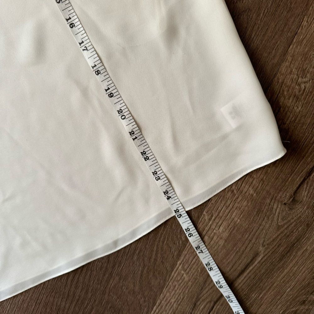 Theory | 100% Silk Ribbed Neck Shell Top - Picture 9 of 10